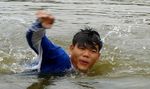 SWIM STROKES, FRONT CRAWL, 1
Breathe in as you bring your arm forward and exhale under water 9