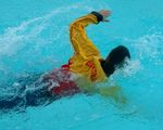 SWIM STROKES, FRONT CRAWL, 5
Use head up crawl to keep your eyes on the casualty 13