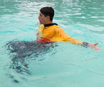 TRAINING, WADING, LOWER BODY
Wading backward builds lower body strength 12